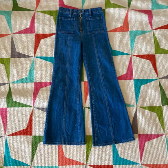 Stoned Immaculate Bardot high waisted bells size 26 - Picture 7 of 9